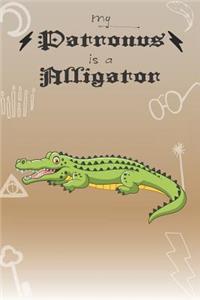 My Patronus Is A Alligator: Cute Alligator Lovers Journal / Notebook / Diary / Birthday Gift (6x9 - 110 Blank Lined Pages)