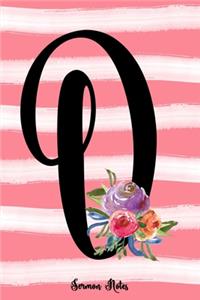 Monogram D Notebook