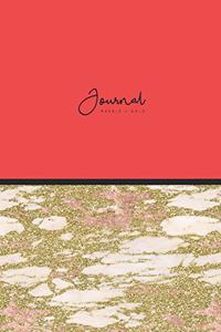 Journal Marble + Gold