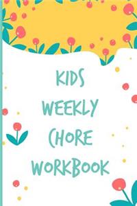 Kids Weekly Chore Workbook