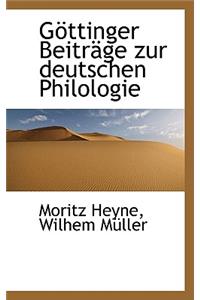 Gottinger Beitrage Zur Deutschen Philologie