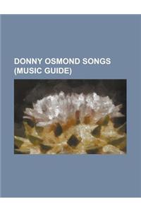 Donny Osmond Songs