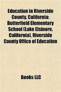 Education in Riverside County, California