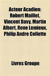 Acteur Acadien