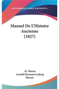 Manuel de L'Histoire Ancienne (1827)