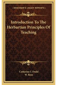 Introduction to the Herbartian Principles of Teaching