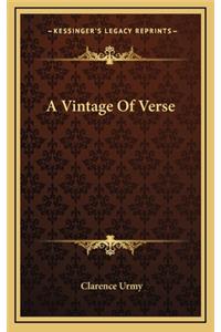 A Vintage of Verse