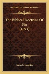 The Biblical Doctrine Of Sin (1893)