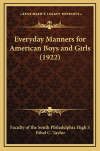 Everyday Manners for American Boys and Girls (1922)