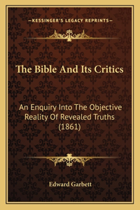 Bible And Its Critics