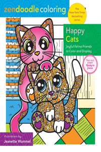 Zendoodle Coloring: Happy Cats