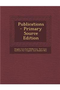 Publications - Primary Source Edition
