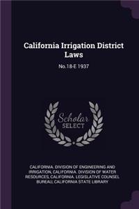 California Irrigation District Laws