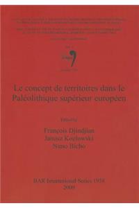 Le Concept De Territoires Dans Le Paleolithique Superieur Europeen