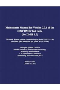 Maintainers Manual for Version 2.2.1 of the NIST DMIS Test Suite (for DMIS 5.2)