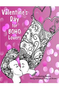 Valentine's Day for BOHO Lovers Coloring Book