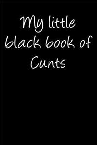My Little Black Book of Cunts