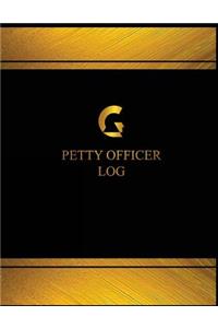 Petty Officer Log (Log Book, Journal - 125 pgs, 8.5 X 11 inches)