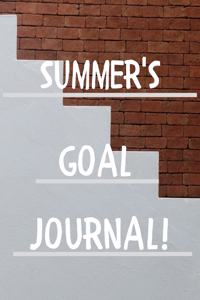 Summer's Goal Journal