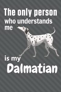 only person who understands me is my Dalmatian