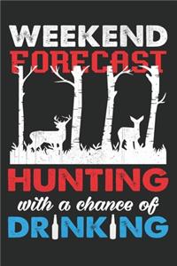 Weekend forecast hunting with a chance of drinking