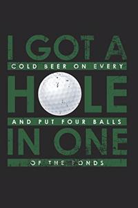 Funny Golfing Notebook - Player Journal Planner