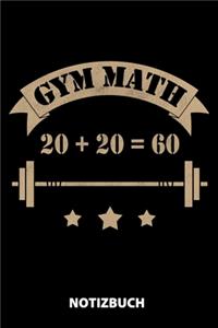 Gym Math Notizbuch