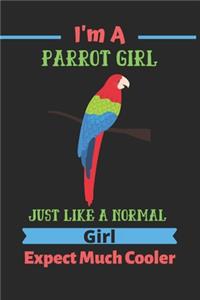 I'm a Parrot girl Just Like A Normal Girl Expect Much Cooler