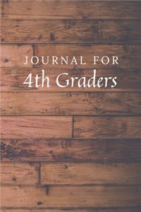 Journal For 4th Graders