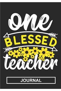 One Blessed Teacher - Journal