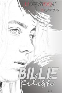 Billie Eilish Notebook Drawing 012