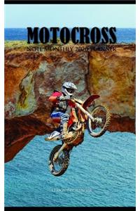 Motocross Note Monthly 2020 Planner 12 Month Calendar