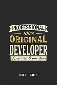 Professional Original Developer Notebook of Passion and Vocation