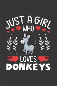 Just A Girl Who Loves Donkeys