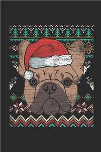 Ugly Christmas Sweater - French Bulldog: Dotted Bullet Journal (6 X 9 -120 Pages) - Ugly Christmas Gift and Holiday Planner For Women, Men, Teens And Kids