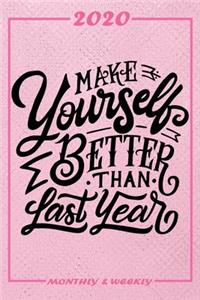 Set My 2020 Goals - Weekly and Monthly Planner