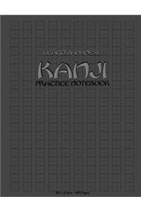 Learn Japanese Kanji Practice Notebook 8.5 x 11 Inch, 100 Pages