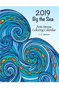 2019 By the Sea Anti-Stress Coloring Calendar