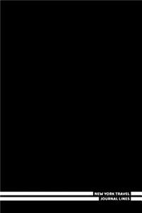 New York Travel Journal Lines