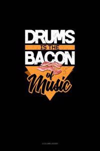 Drums Is the Bacon of Music: 3 Column Ledger