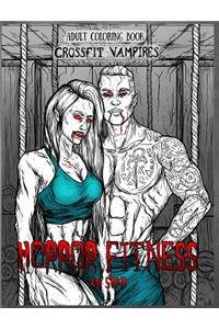 Adult Coloring Book Horror Fitness