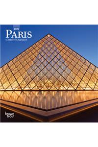 PARIS 2020 MINI WALL CALENDAR