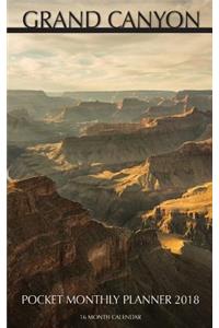 Grand Canyon Pocket Monthly Planner 2018