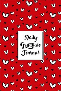Gratitude Journal Scribbly Hearts Pattern 14