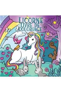 Licorne livre de coloriage