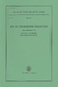 Die St. Georgener Predigten
