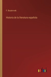 Historia de la literatura española