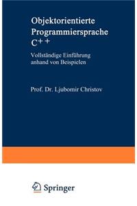 Objektorientierte Programmiersprache C++