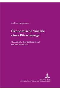 Oekonomische Vorteile Eines Boersengangs