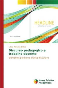 Discurso pedagógico e trabalho docente